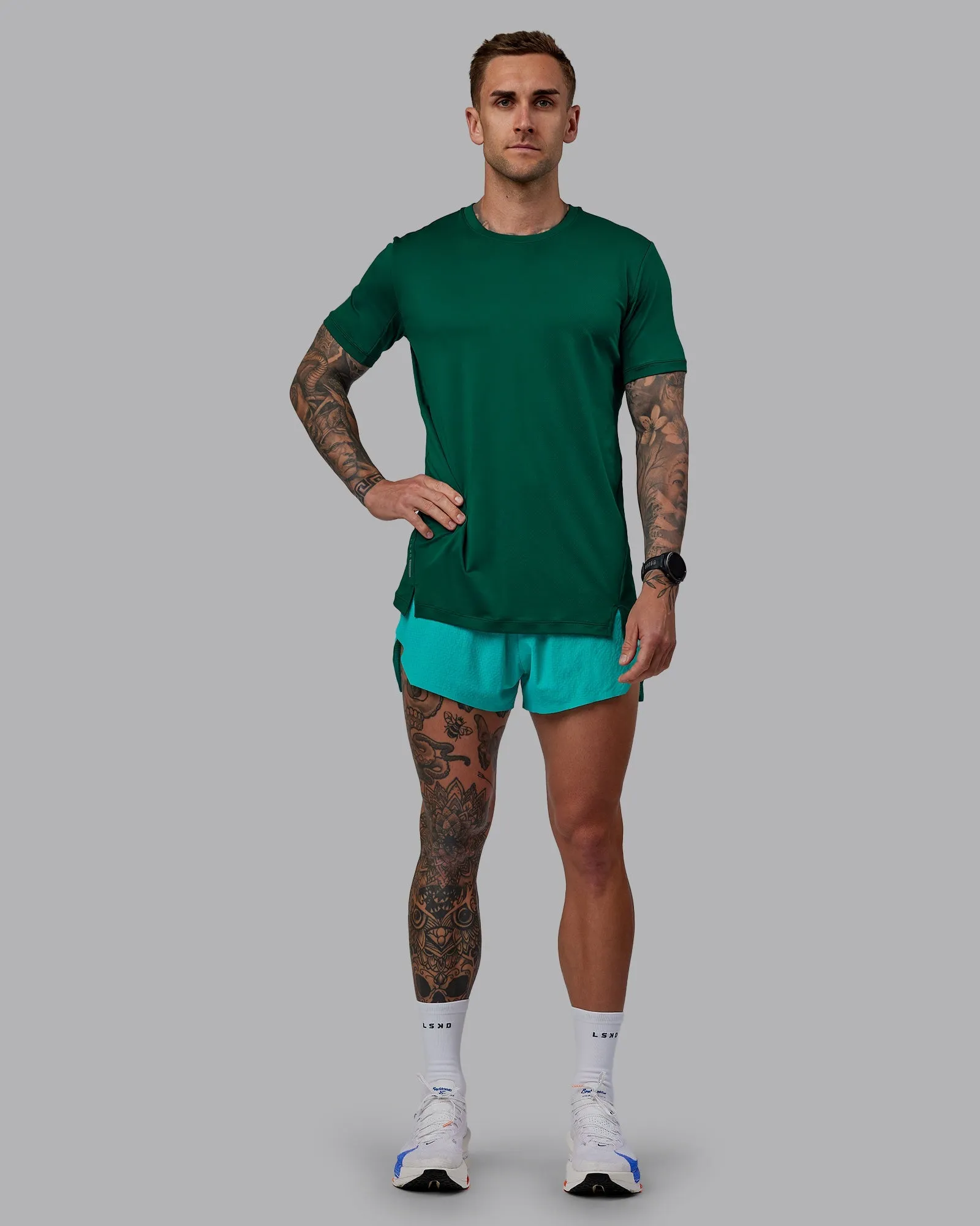 Pace Running Tee - Malachite