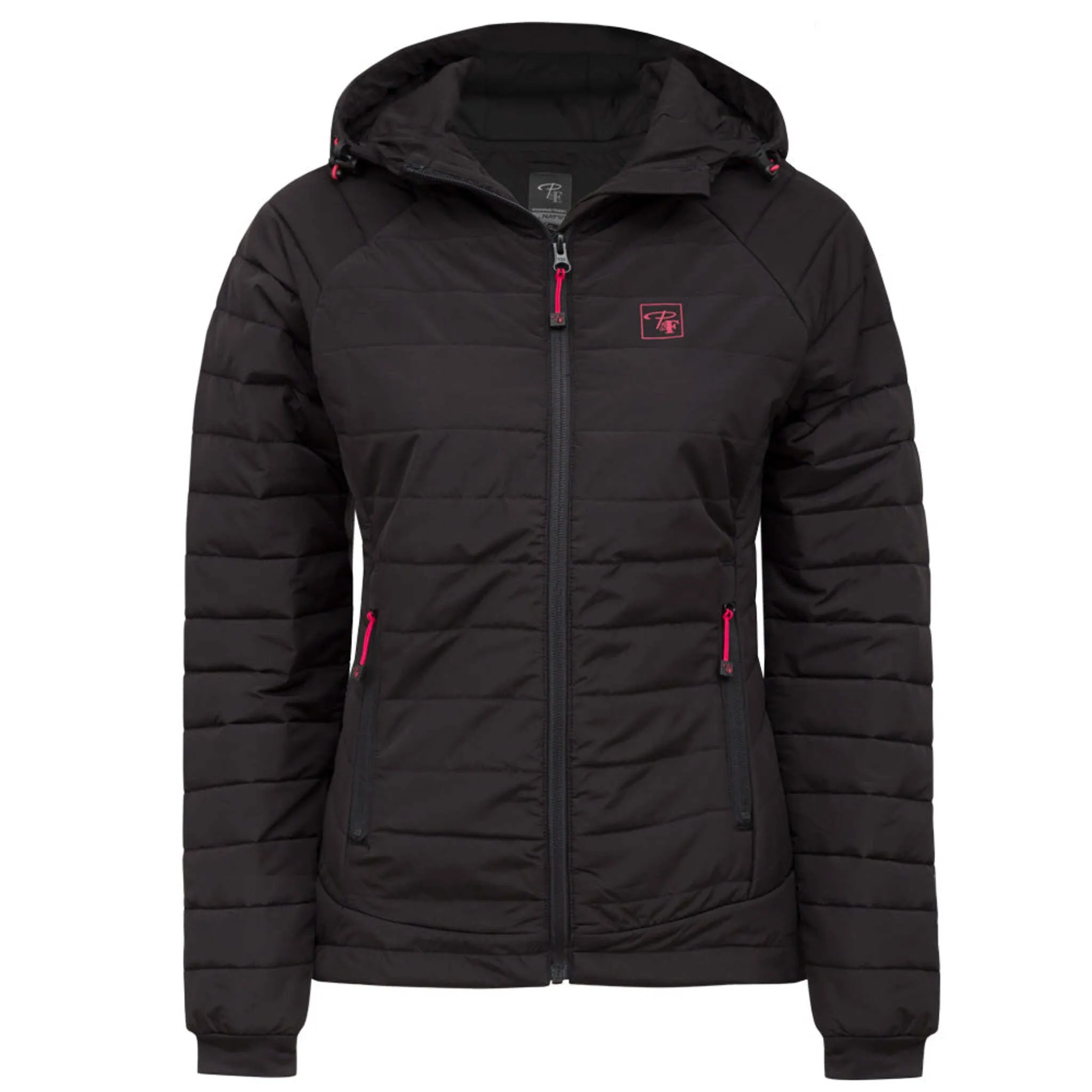 P&F Women's Work Jacket 490 - Insulated, Water-Repellent, Packable, Adjustable Hood, Zippered Pockets, Cold-Stopper Cuffs, Lightweight | Sizes XS-2XL
