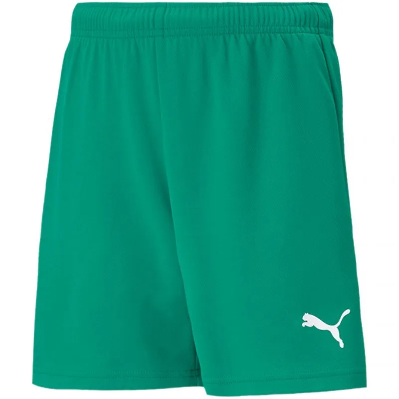 Puma Kids' teamRISE Quick-Dry Training Shorts - Green 704943 05