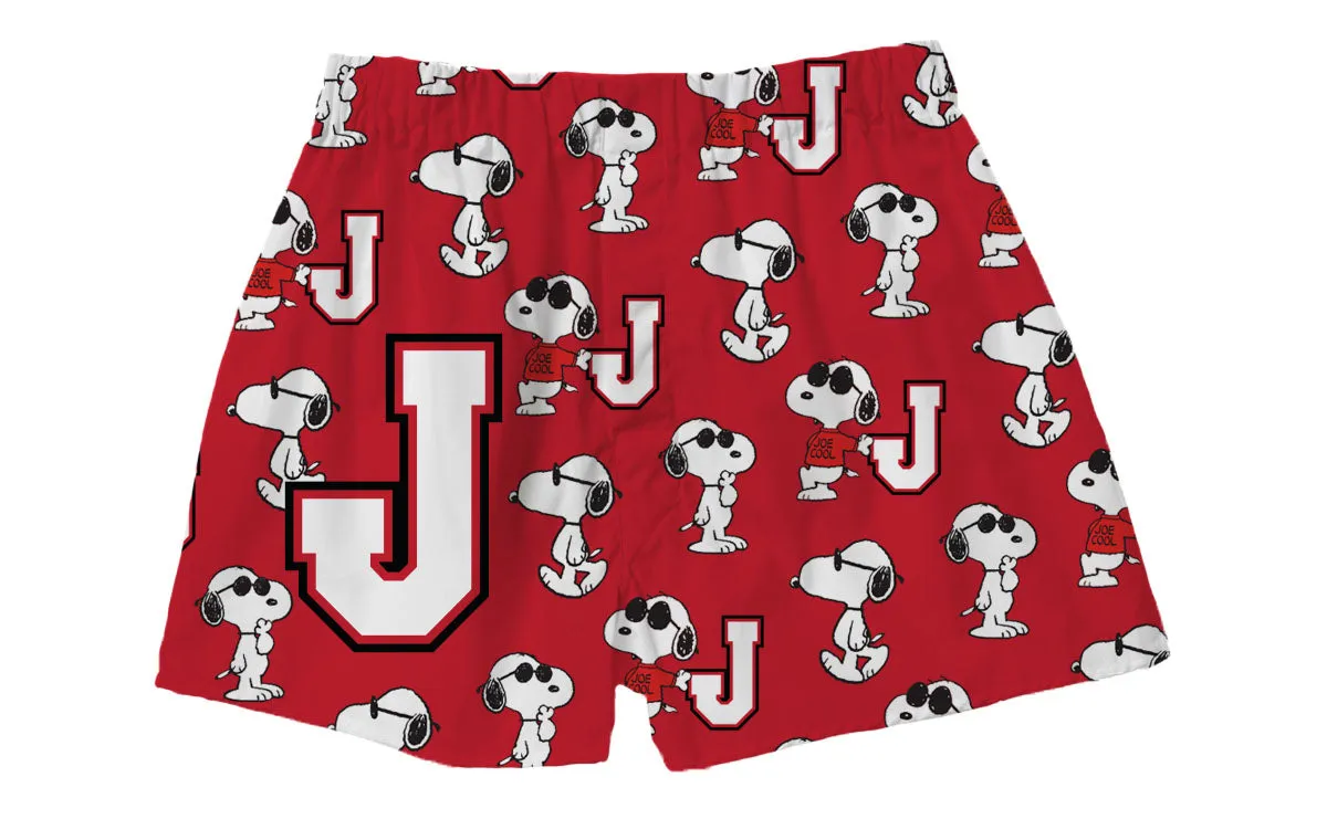 Red Snoopy J Boxer Shorts
