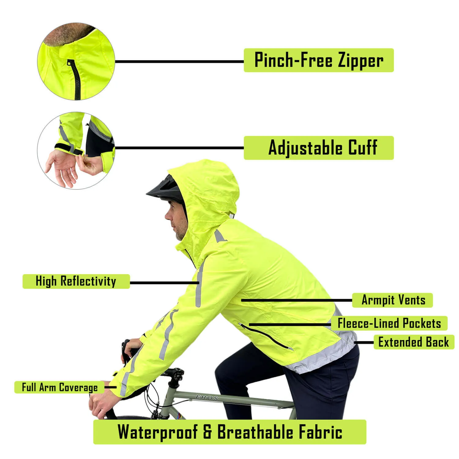 Reflective Windbreaker Jacket - ReflecToes