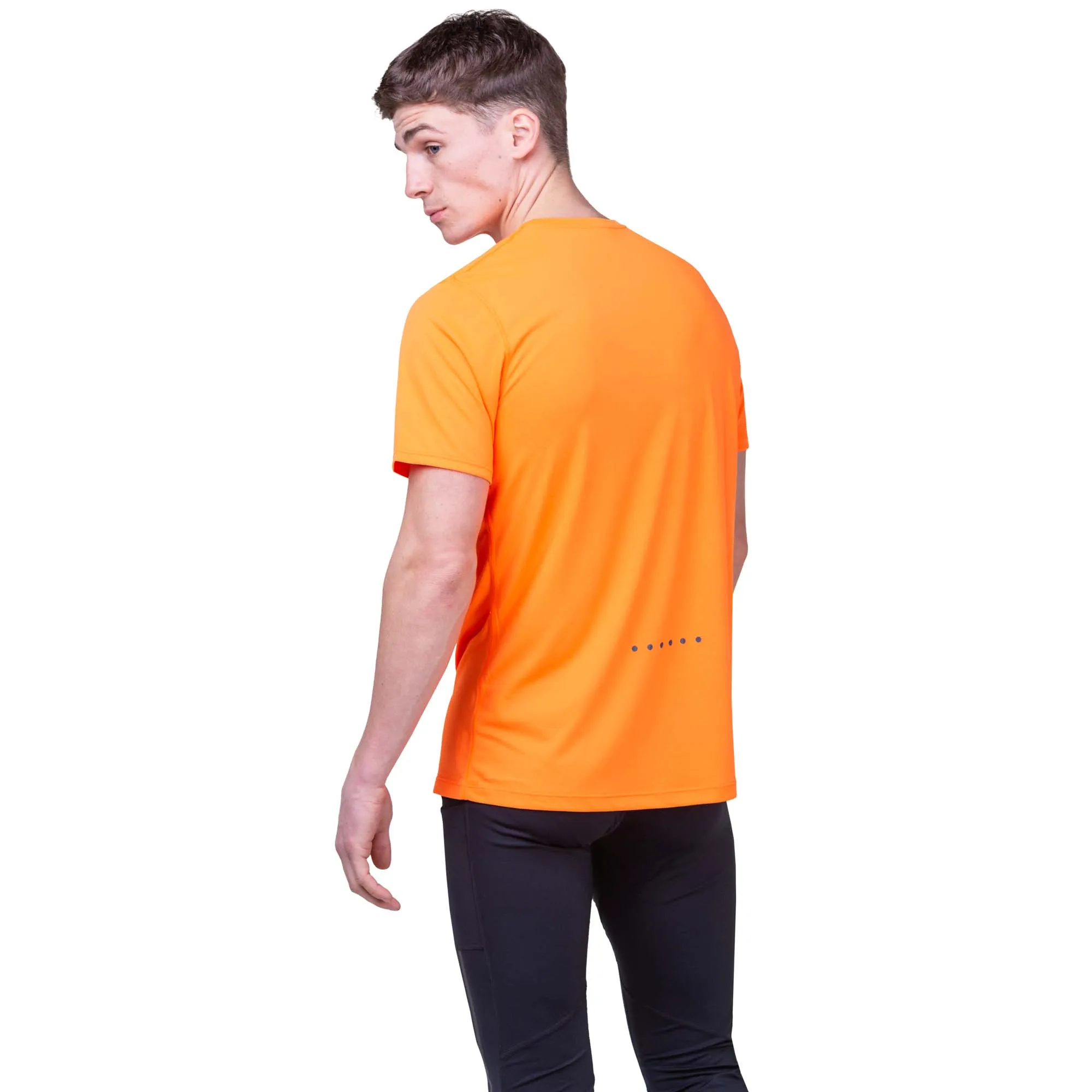 Ronhill | Men's Core S/S Tee - Fluo Orange/Legion