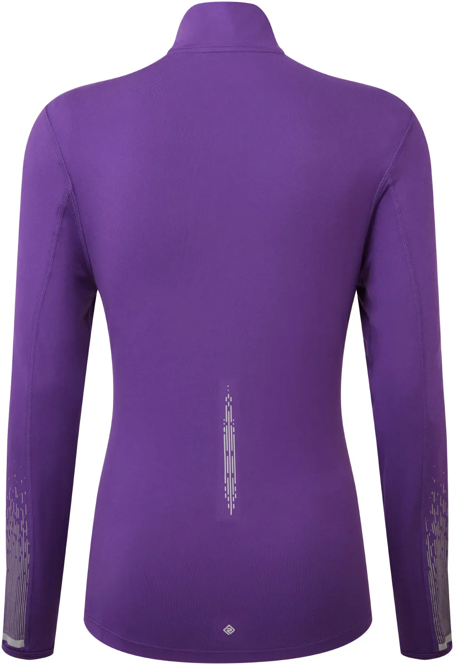 Ronhill Tech Reflect Half Zip Long Sleeve Womens Running Top - Purple