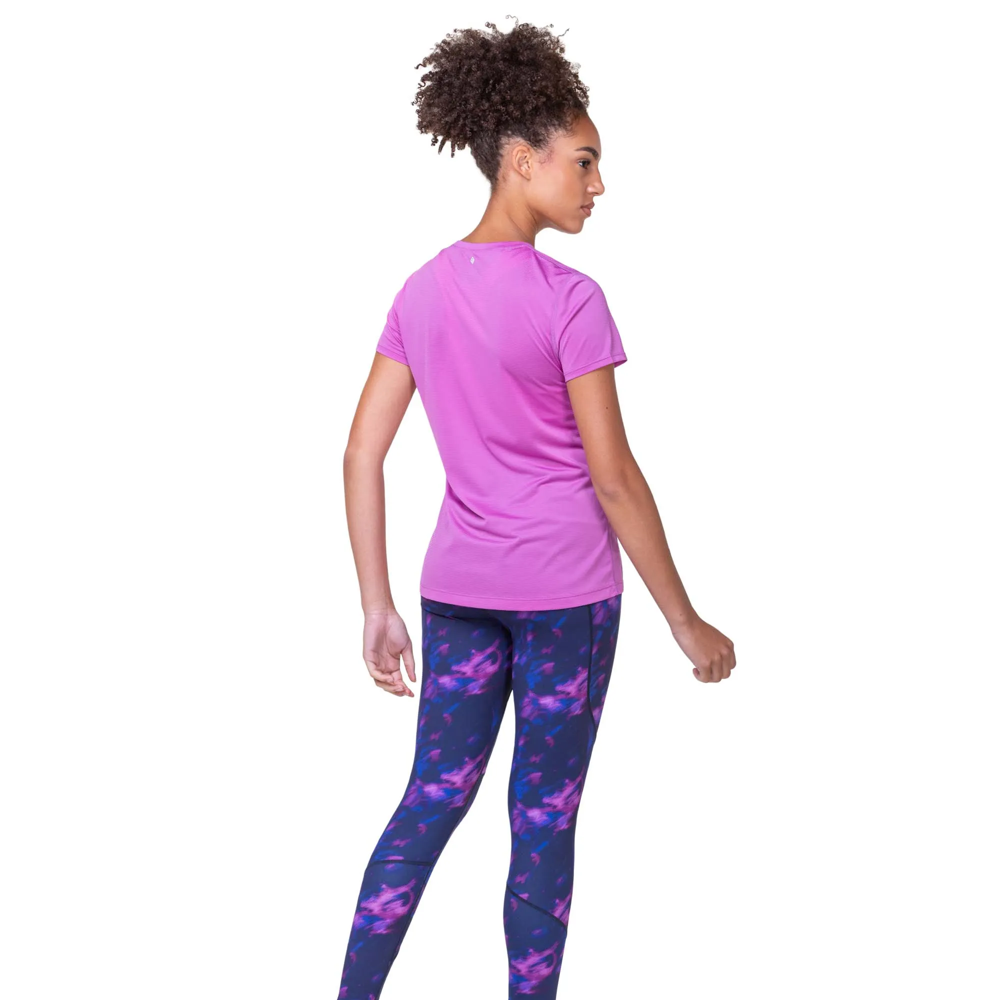 Ronhill | Women's Tech S/S Tee - Fuchsia/Honeydew