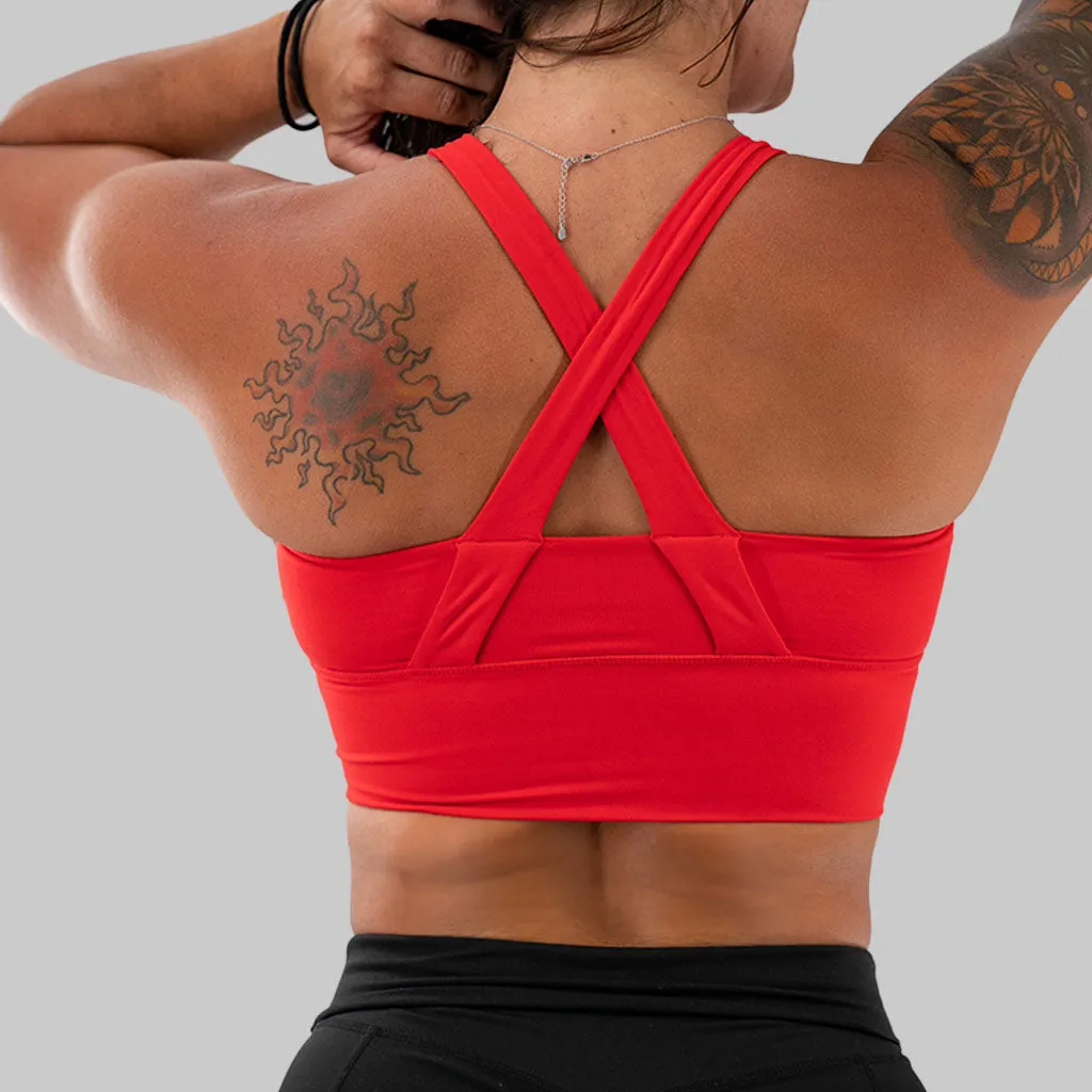 Salty Savage Ladies "the worst" X Back Sports Bra | Cocoa Beach Performance