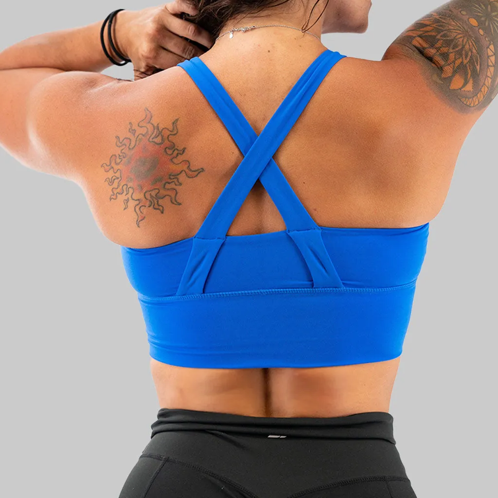 Salty Savage Ladies "the worst" X Back Sports Bra | Cocoa Beach Performance