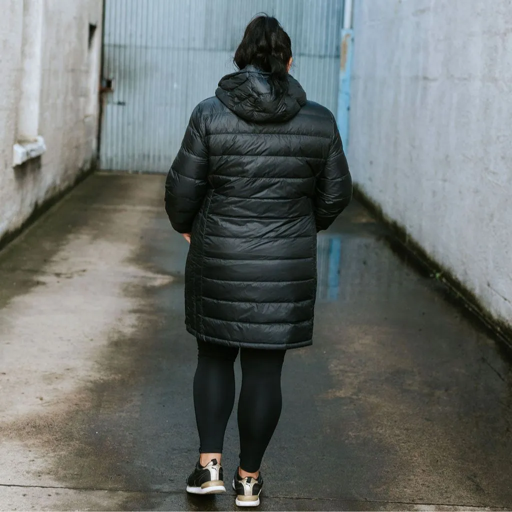 Sarah Women's 90/10 Packable Down Coat -Black