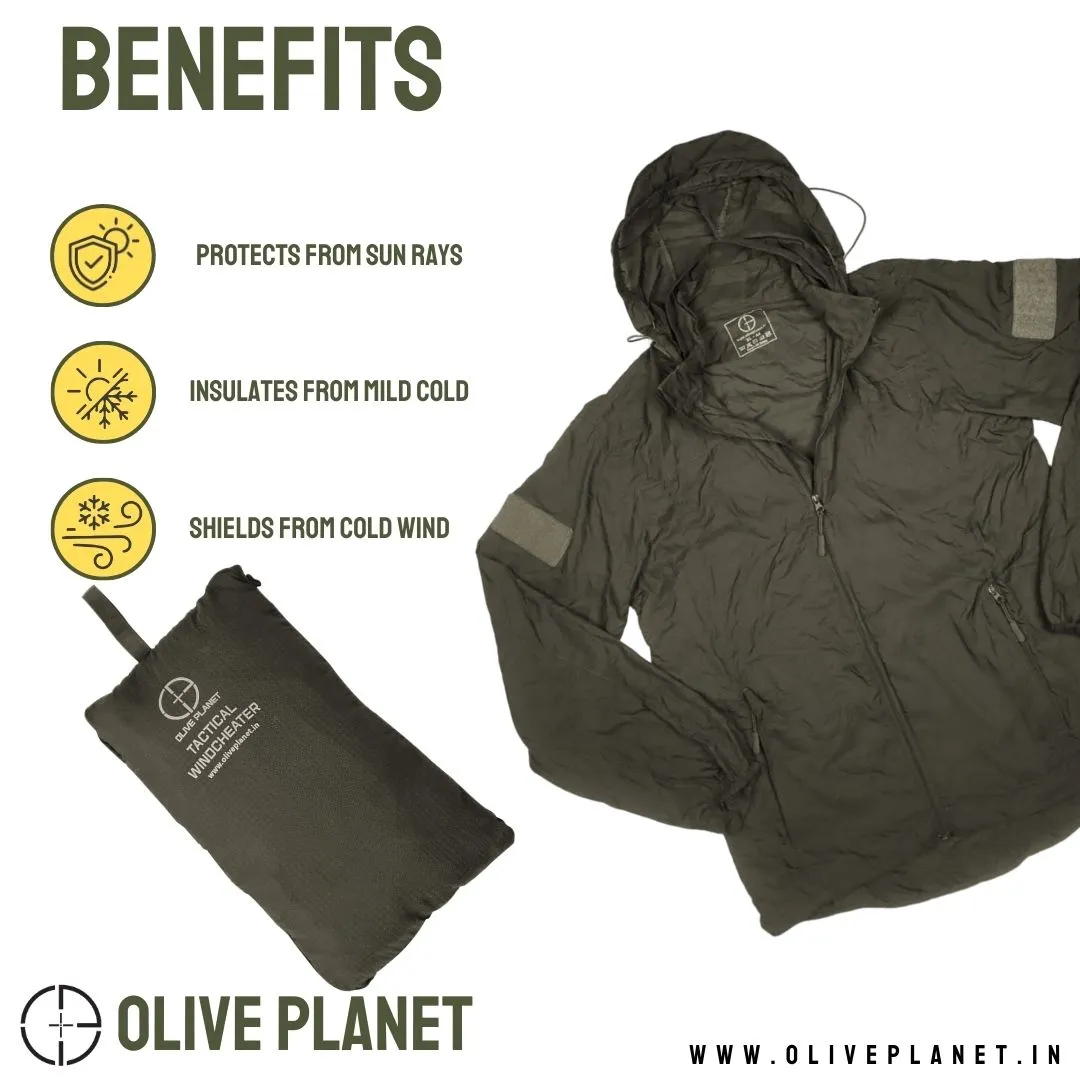 Tactical Windcheater - Olive Green