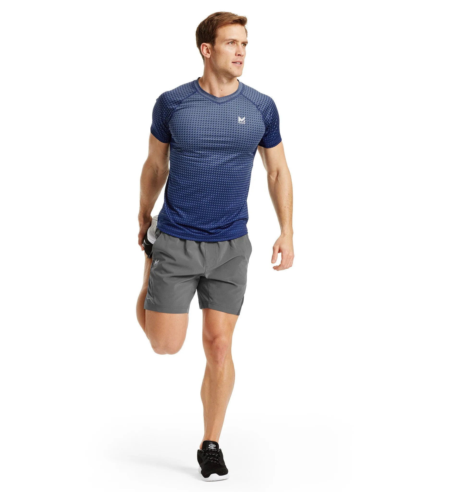 Vaporactive Stratus Short Sleeve Running T-Shirt  | Estate Blue Ombre