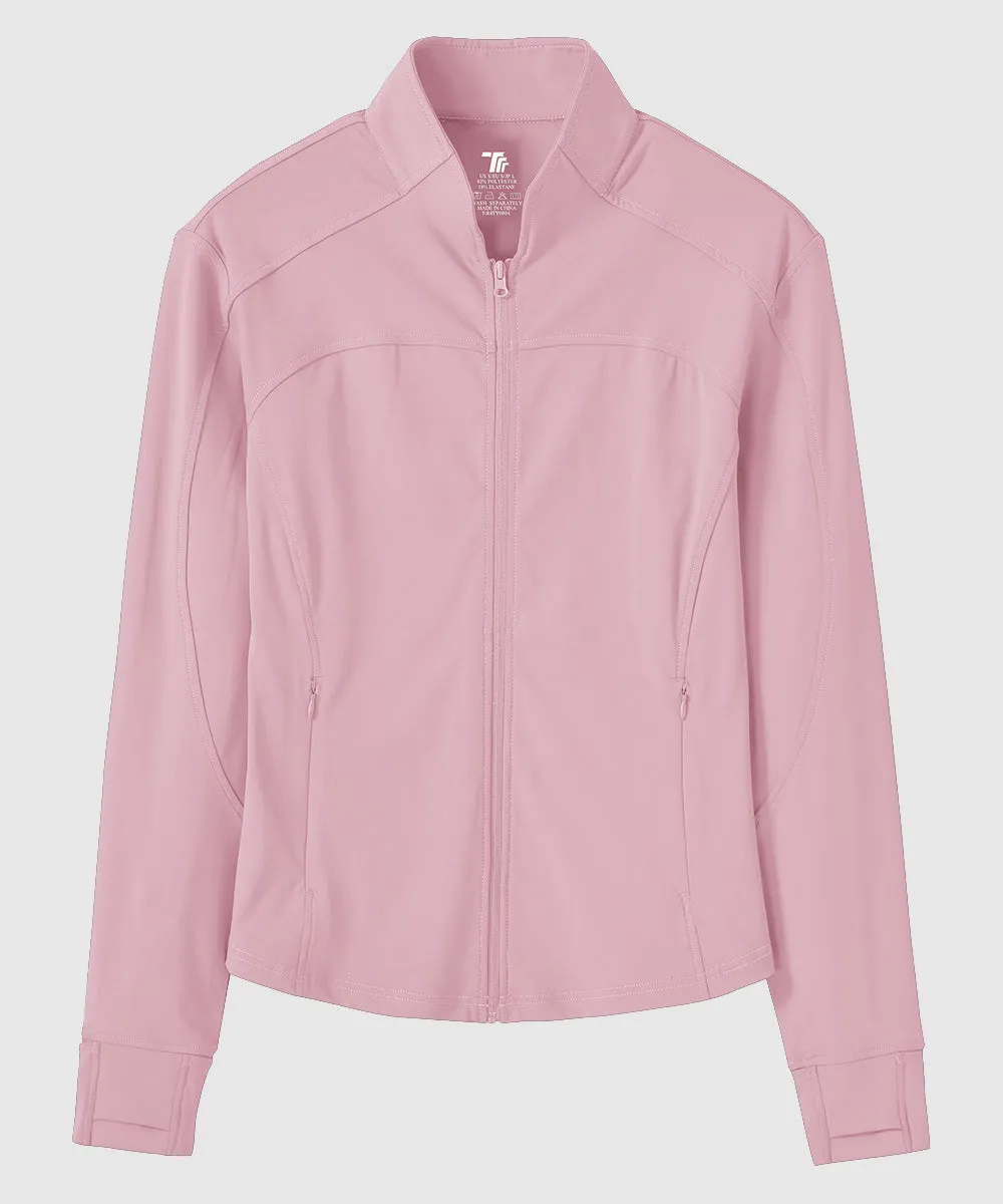 Women's Lightweight Full Zip Tight Mid Layer
