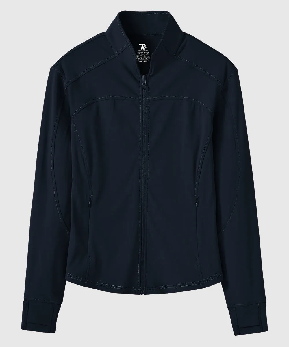 Women's Lightweight Full Zip Tight Mid Layer