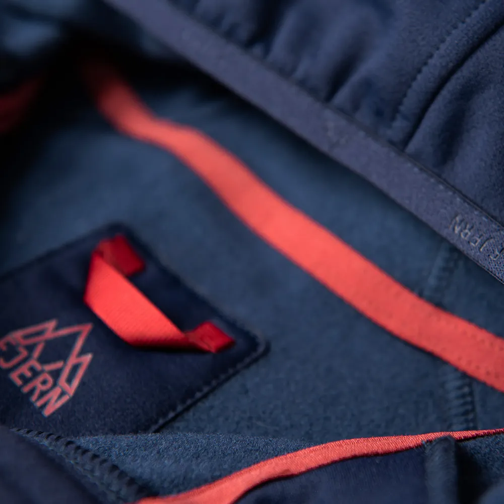 Womens Vandring Stretch Fleece Jacket (Navy/Rust)