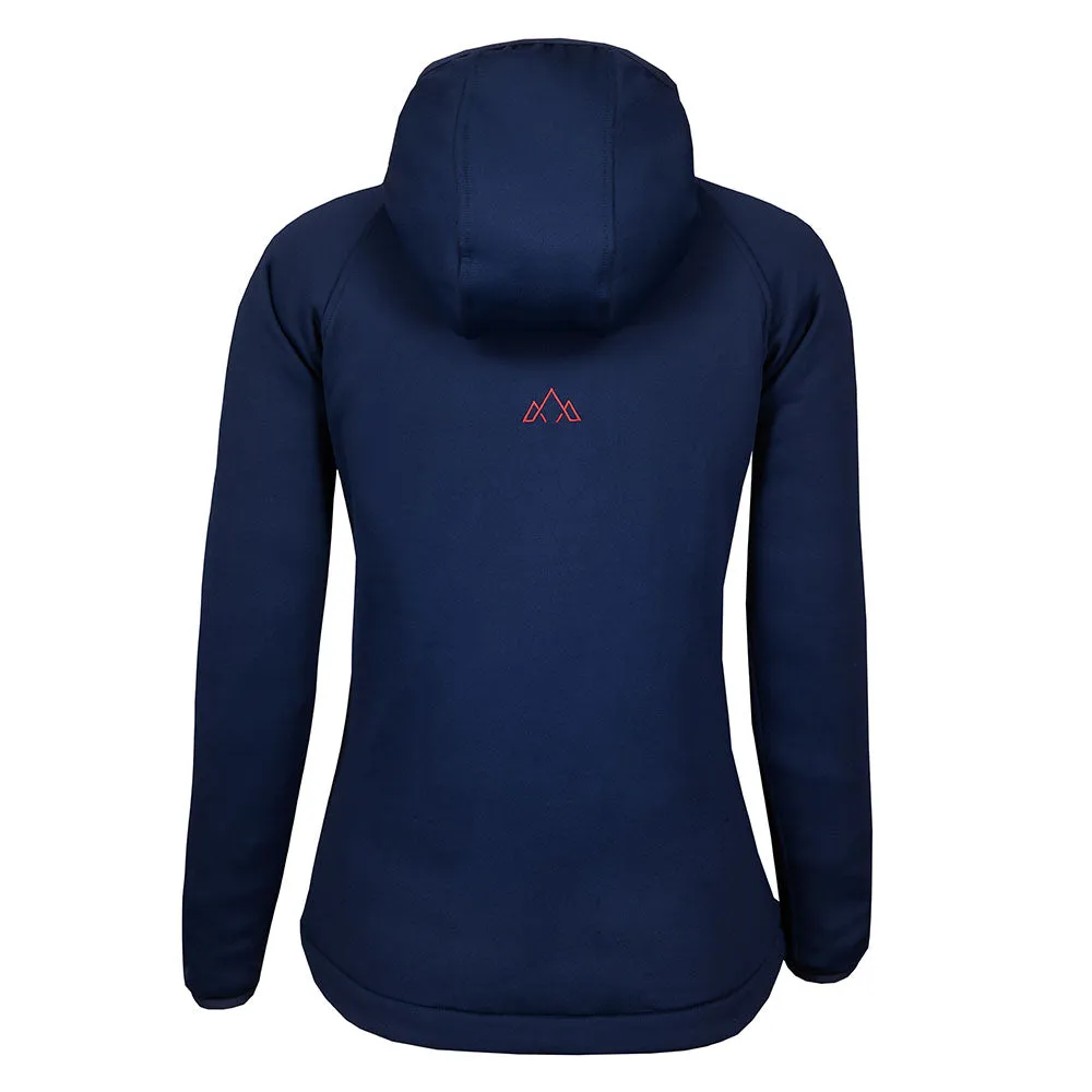 Womens Vandring Stretch Fleece Jacket (Navy/Rust)