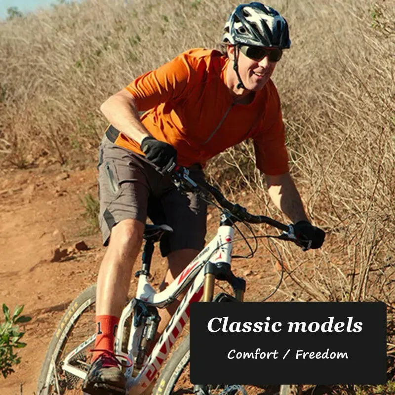 X-TIGER Men's Mountain Bike Shorts Grey Cycling Shorts Casual style Breathable Outdoor Sports MTB Riding Road Bike Short Trouser
