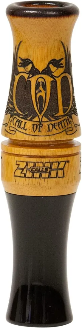 Zink Calls of Death (COD) Polycarbonate Hand-Tuned Short Reed Waterfowl Canada Goose Hunting Game Call - Power, Volume & Speed in One Call